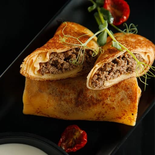 Блинчики с мясом